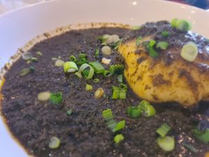 Sweet Potato Greens at Legacy Village West African Cuisine in Muncie