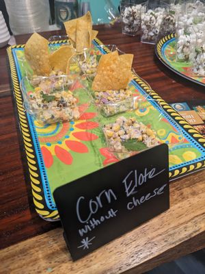 Corn elote at Omari's Music Bar in Washington