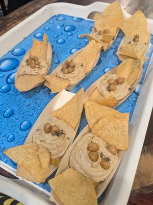 Agave infused hummus at Omari's Music Bar in Washington