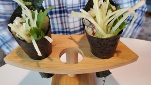 Cucumber Ube Shiso at Sushi Saint in Orlando