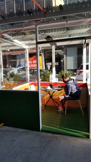 Corona cubby at The Original Buddha Bodai - Kosher Vegetarian Restaurant in New York City