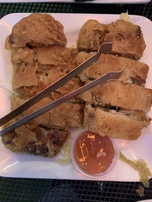Bean curd roll at The Original Buddha Bodai - Kosher Vegetarian Restaurant in New York City
