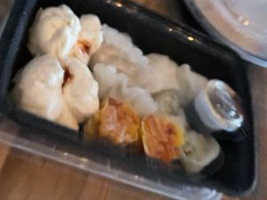 Dim sum platter at The Original Buddha Bodai - Kosher Vegetarian Restaurant in New York City