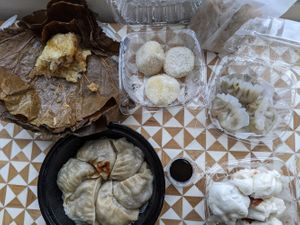 Dim sum! at The Original Buddha Bodai - Kosher Vegetarian Restaurant in New York City