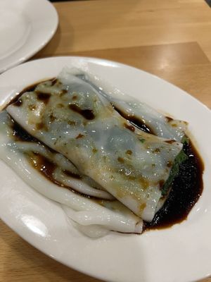 Pea shoots at The Original Buddha Bodai - Kosher Vegetarian Restaurant in New York City