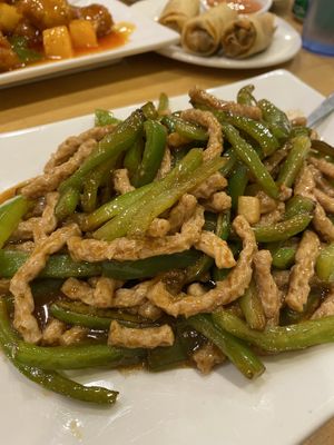 Crispy beef spicy  at The Original Buddha Bodai - Kosher Vegetarian Restaurant in New York City