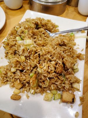Chicken Fried Rice at The Original Buddha Bodai - Kosher Vegetarian Restaurant in New York City
