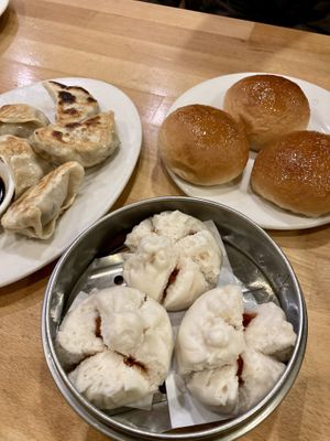 Steamed Buns, Baked Buns, and Fried Dumplings   at The Original Buddha Bodai - Kosher Vegetarian Restaurant in New York City