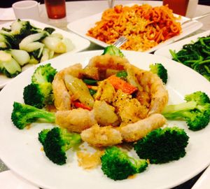 Taro deliciousness!!! at The Original Buddha Bodai - Kosher Vegetarian Restaurant in New York City