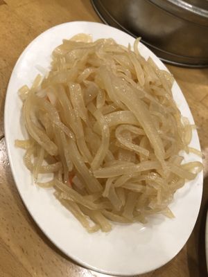 Veg jellyfish (cold)  at The Original Buddha Bodai - Kosher Vegetarian Restaurant in New York City