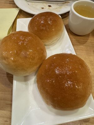 Bbq meat buns  at The Original Buddha Bodai - Kosher Vegetarian Restaurant in New York City