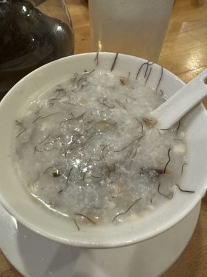 Mushroom congee  at The Original Buddha Bodai - Kosher Vegetarian Restaurant in New York City
