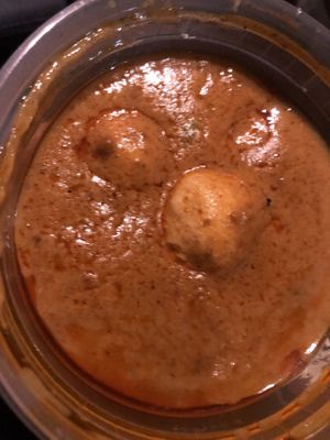 Vegan curry fish ball  at The Original Buddha Bodai - Kosher Vegetarian Restaurant in New York City