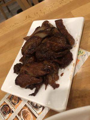 Vegan bbq ribs   at The Original Buddha Bodai - Kosher Vegetarian Restaurant in New York City