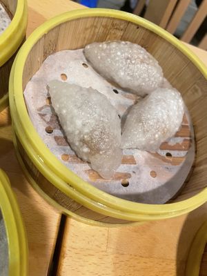11 tapioca lotus dumpling (gf)  sweet   at The Original Buddha Bodai - Kosher Vegetarian Restaurant in New York City