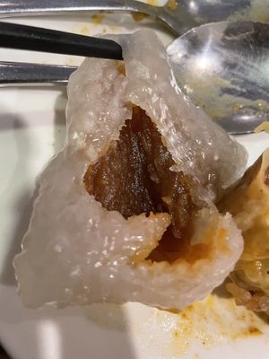 11 tapioca lotus dumpling (gf)   at The Original Buddha Bodai - Kosher Vegetarian Restaurant in New York City