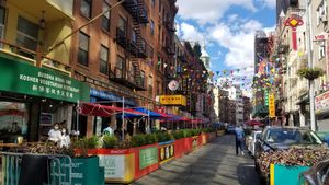 Street at The Original Buddha Bodai - Kosher Vegetarian Restaurant in New York City
