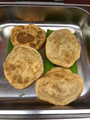 Poori at Maharani Dawat in Abu Dhabi