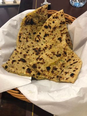Paratha  at Maharani Dawat in Abu Dhabi