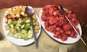 Fruit salads  at Maharani Dawat in Abu Dhabi