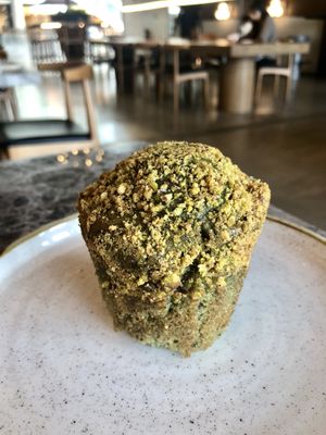 Pistachio muffin  at ORIGIN 33 - The Galleria Mall in Abu Dhabi