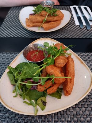 Vegetable tempura at Pendulum Bar & Grill in Paisley