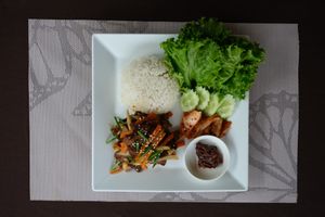 Soy Beef Bulgogi at Manna Kitchen in Battambang