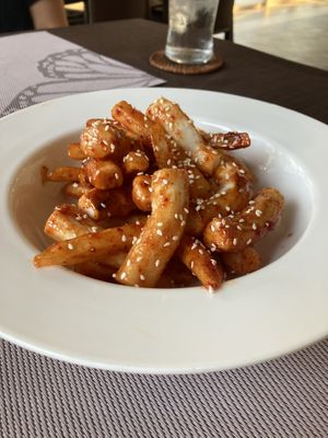 Tteok-kkochi  at Manna Kitchen in Battambang