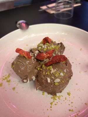 Chocolate mousse   at RAZZO Vegan Pizza Bar - Südstadt in Cologne