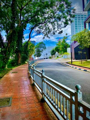Sidewalk to Goceli at Goceli Hills in Kuching