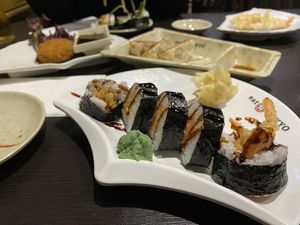 Vegetable tempura roll  at Eat Tokyo  in North West London