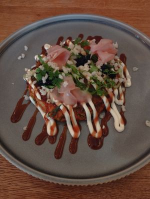 Vegan okonomiyaki  at Foodporn in Sylt