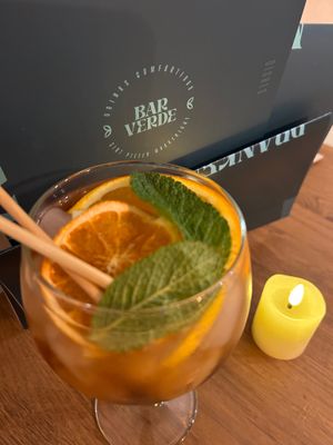 Homemade ice tea at Bar Verde in Maastricht