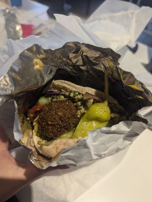 Pita Wrap at Eat a Pitta in Bath