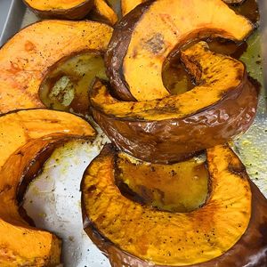 Made from scratch Vegan soups. Fan faves are the Pumpkin soups, Roasted Poblano & Corn soup, Roasted red bell pepper soup, and Pumpkin soup. at The Chori-Man in San Pedro