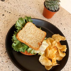 Sándwich de jamón at Neek'kafé in Mexico City