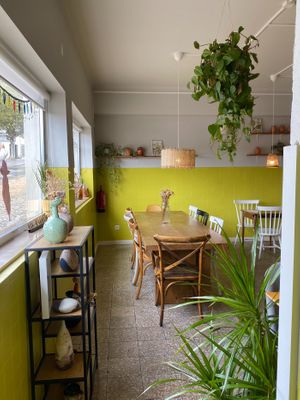 Interior do estabelecimento  at Café Jardim in Ourem