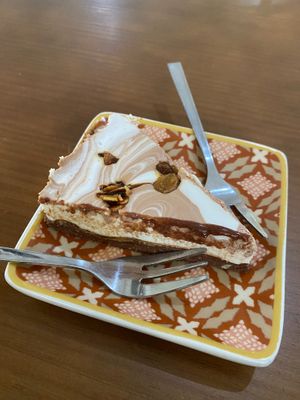 Chessecake de brownie vegan - 2,50€ at Café Jardim in Ourem