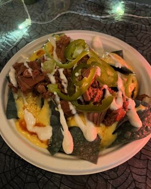 Jackfruit Birria Nachos at Fruit Bat - Pop Up in Los Angeles