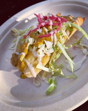 Jackfruit Birria Tamal at Fruit Bat - Pop Up in Los Angeles