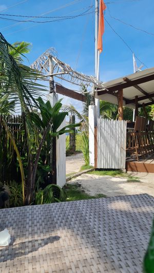 The entrance at My Tablea Cafe in Cebu