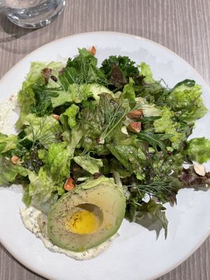 Avocado salad with kiwi, nuts and seeds    at plant more in Tokyo