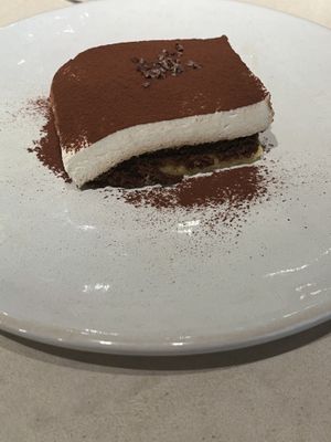 vegan tiramisu   at plant more in Tokyo