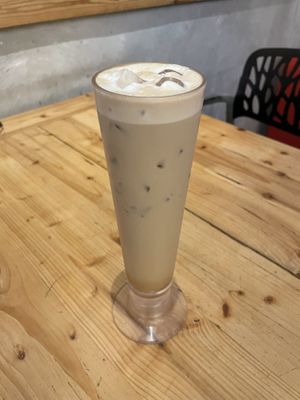 Ice latte  at Burger on 16 in Kuala Lumpur
