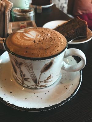 Coffe and cake  at Mad Cucumber in Bournemouth