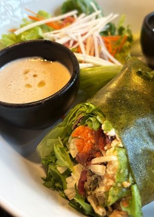 Wrap  at The Raw Temple in Ubud