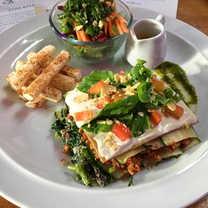 Lasagna  at The Raw Temple in Ubud