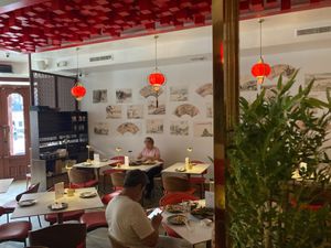 Inside decor at The Corner in New York City