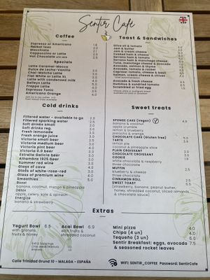   at Sentir Café in Malaga