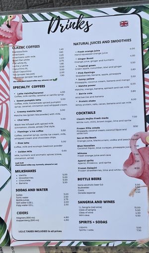  at Flamingo's in Lanzarote